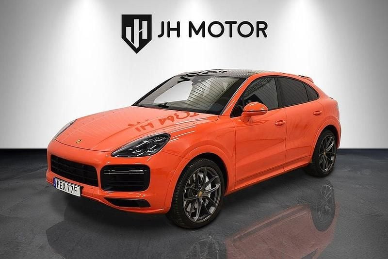 Orange Begagnad 2019 Porsche Cayenne Turbo SUV | 899 900 kr (Marknadspris) - Bild 1/4