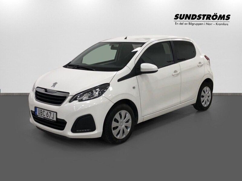 Vit Begagnad 2020 Peugeot 108 Halvkombi | 99 900 kr (Marknadspris) - Bild 1/4