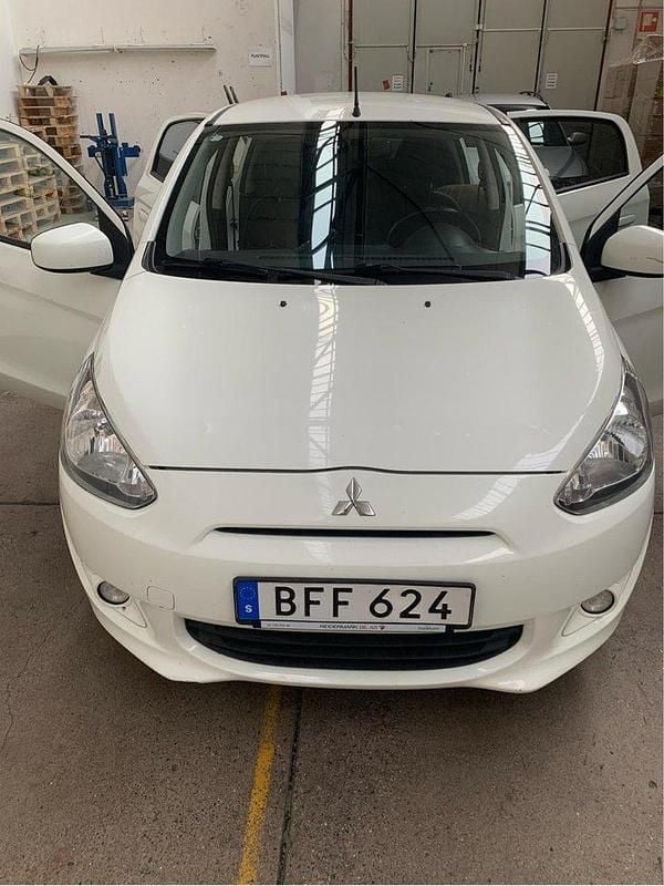 Vit Begagnad 2013 Mitsubishi Space Star Kombi | 24 000 kr (Superpris) - Bild 1/4