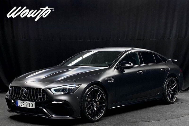 Grå Begagnad 2018 Mercedes AMG GT 63 AMG Sportkupé | 1 169 800 kr (Bra pris) - Bild 1/3