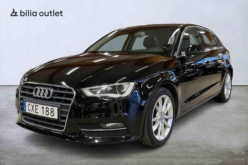 Svart Begagnad 2015 Audi A3 Sportback Halvkombi | 149 900 kr - Bild 1/1