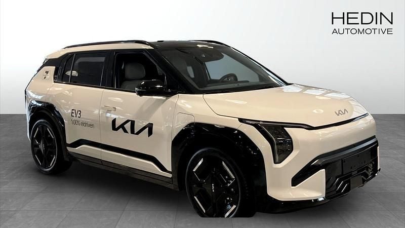 Vit (white) Ny 2025 Kia EV3 GT-Line SUV | 589 300 kr - Bild 1/4