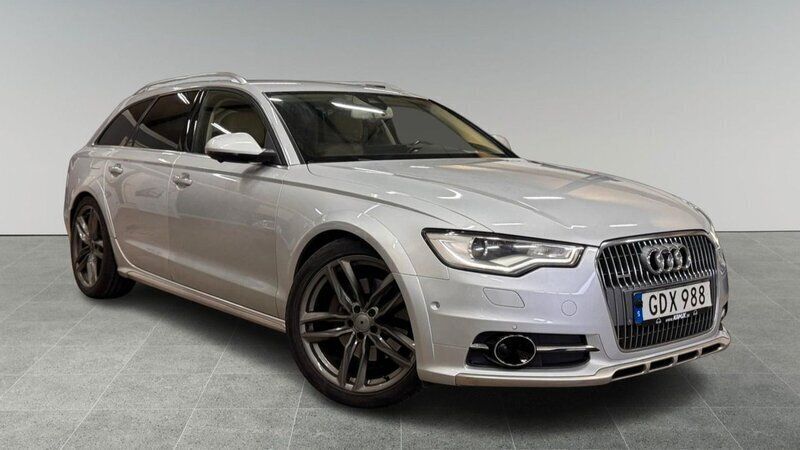 Silver Begagnad 2014 Audi A6 Allroad Comfort Kombi | 194 900 kr (Lite dyr) - Bild 1/4
