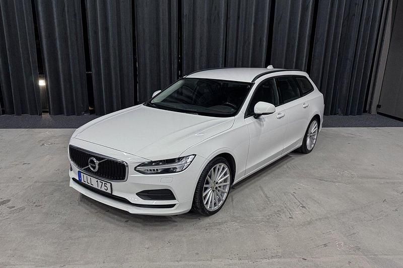 Vit Begagnad 2018 Volvo V90 Business Edition Kombi | 149 900 kr (Marknadspris) - Bild 1/4