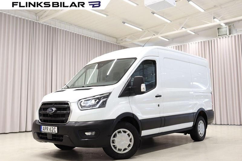 Vit Begagnad 2022 Ford Transit Van | 399 900 kr (Marknadspris) - Bild 1/4