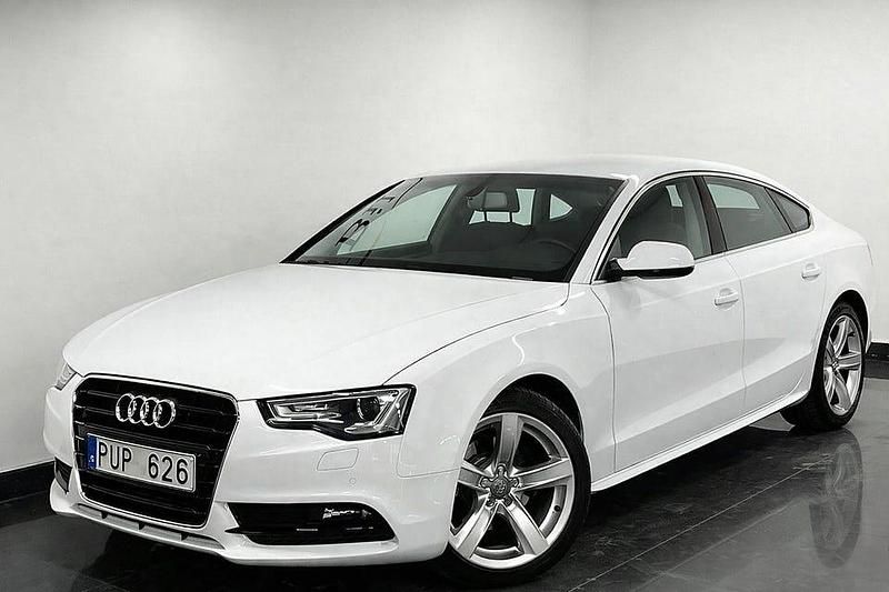Begagnad Audi A5 Sportback 170 HK (125 kW) 2013 Vit Halvkombi