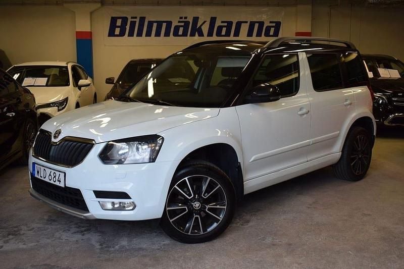 Begagnad Skoda Yeti Style 110 HK (80 kW) 2015 Vit SUV