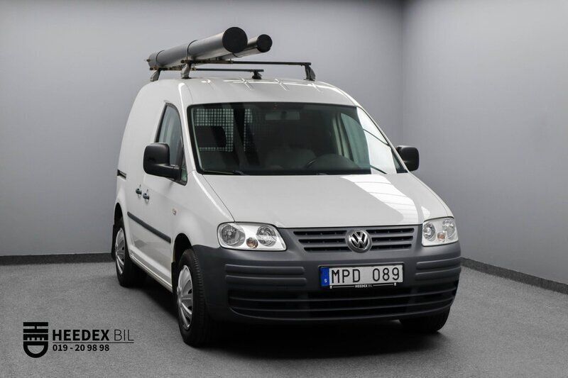 Vit Begagnad 2010 VW Caddy Minibuss | 59 800 kr (Marknadspris) - Bild 1/4