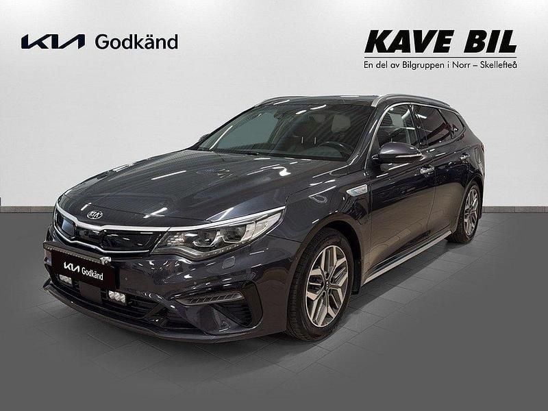 Grå Begagnad 2019 Kia Optima Hybrid Advance Sedan | 259 900 kr (Dyr) - Bild 1/4