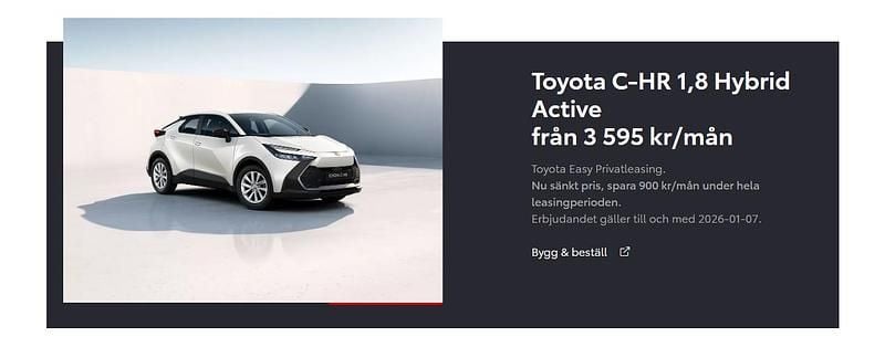 Ny Toyota C-HR 2025 Grå SUV