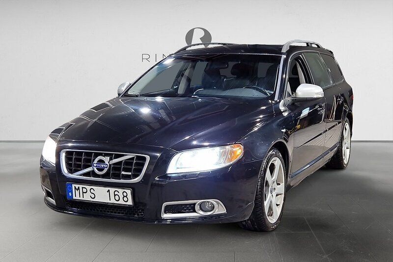 Svart Begagnad 2010 Volvo V70 R-Design Kombi | 99 900 kr (Marknadspris) - Bild 1/3