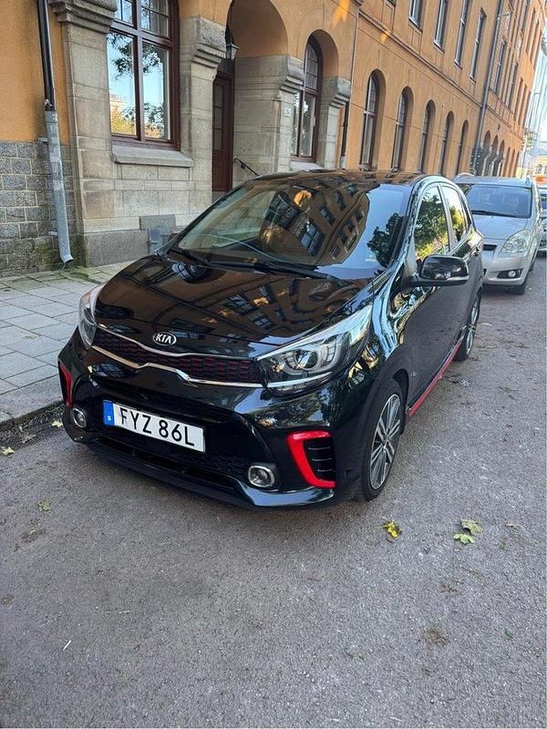 Svart Begagnad 2020 Kia Picanto Halvkombi | 110 000 kr (Dyr) - Bild 1/4