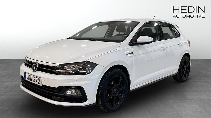 Begagnad VW Polo 95 HK (69 kW) 2018 Vit Halvkombi