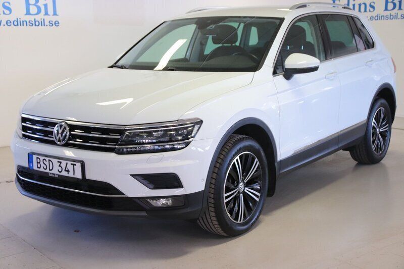 Vit Begagnad 2020 VW Tiguan GT SUV | 279 000 kr (Marknadspris) - Bild 1/4