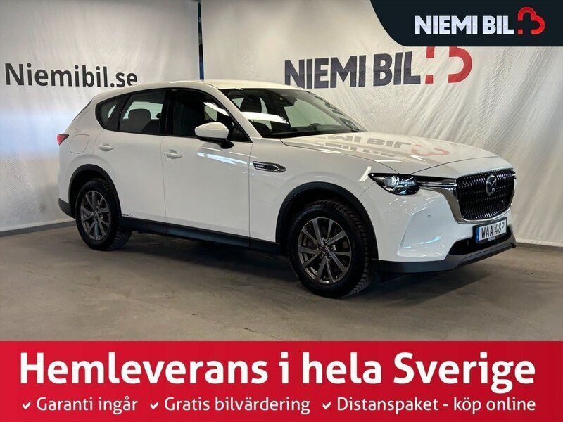 Vit Begagnad 2022 Mazda CX-60 SUV | 459 900 kr (Marknadspris) - Bild 1/3