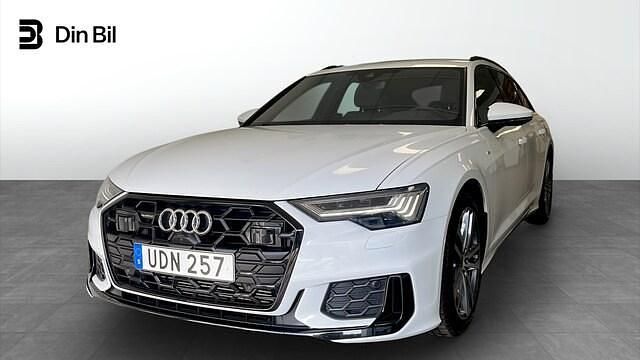 Glaciärvit metallic Begagnad 2024 Audi A6 S-Line Kombi | 569 000 kr (Lite dyr) - Bild 1/4