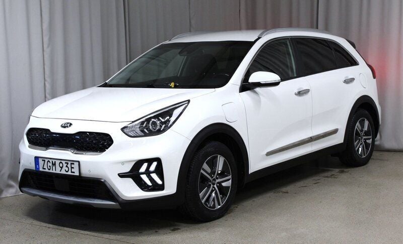 Vit Begagnad 2020 Kia Niro Advance SUV | 199 900 kr (Lite dyr) - Bild 1/4