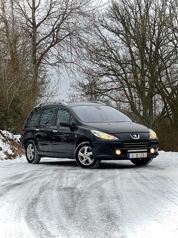Svart Begagnad 2007 Peugeot 307 Kombi | 24 900 kr (Dyr) - Bild 1/4