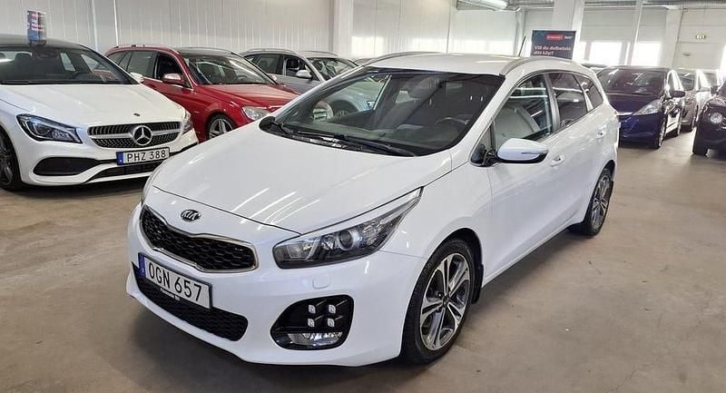 Begagnad Kia Ceed Sportswagon GT-Line 136 HK (100 kW) 2017 Vit Kombi