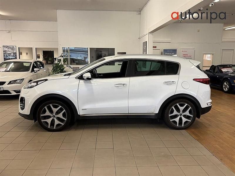 Begagnad Kia Sportage GT-Line 185 HK (136 kW) 2017 Vit SUV
