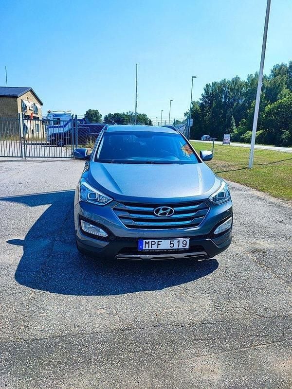Silver Begagnad 2013 Hyundai Santa Fe SUV | 145 000 kr (Marknadspris) - Bild 1/4