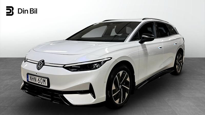 Begagnad VW ID.7 Pro 210 kW (286 HK) 2024 Vit Kombi