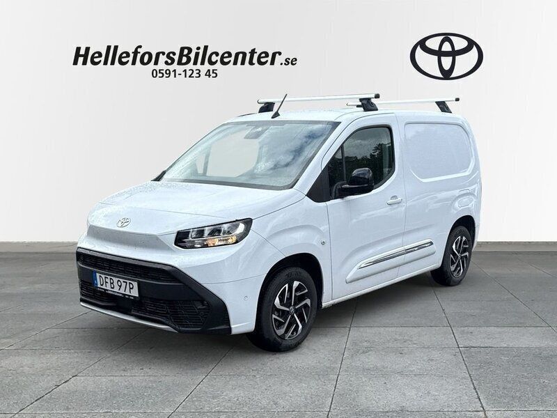 Vit Begagnad 2024 Toyota Proace City Van | 369 500 kr (Dyr) - Bild 1/4