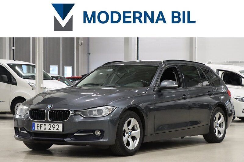 Grå Begagnad 2014 BMW 318 Sport Line Kombi | 89 900 kr (Bra pris) - Bild 1/4