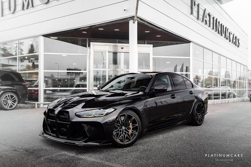 Svart Begagnad 2021 BMW M3 Competition Edition Sedan | 949 000 kr (Dyr) - Bild 1/4