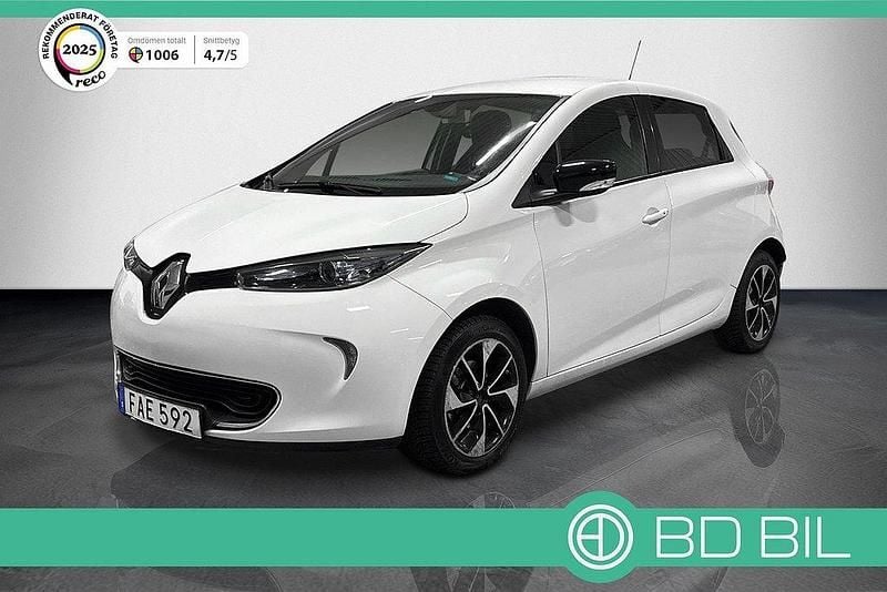 Vit Begagnad 2018 Renault Zoe Halvkombi | 129 900 kr (Marknadspris) - Bild 1/3