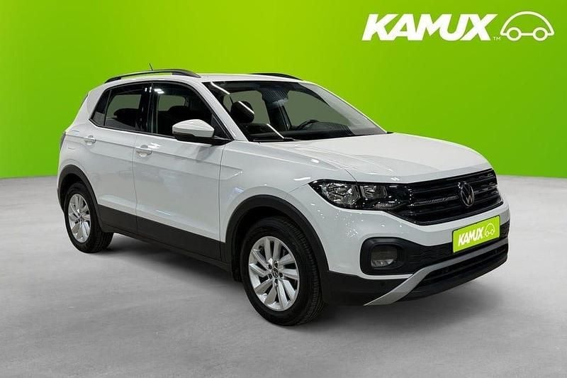 Vit Begagnad 2021 VW T-Cross SUV | 169 900 kr (Marknadspris) - Bild 1/4