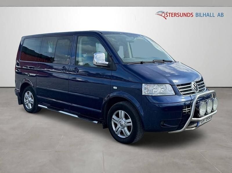 Mörkblå (blå) Begagnad 2007 VW Multivan Highline Minibuss | 129 900 kr (Marknadspris) - Bild 1/4