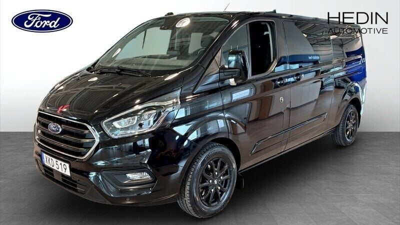 Svart (black) Begagnad 2020 Ford Transit Custom Van | 399 000 kr - Bild 1/4