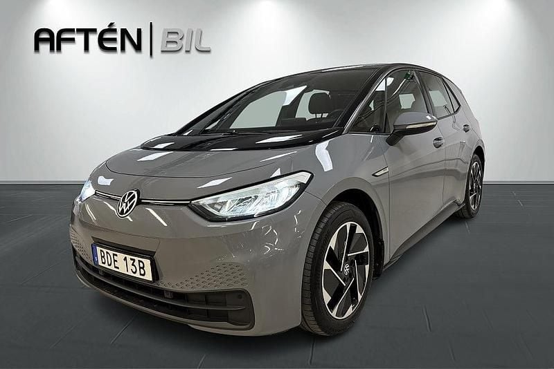 Begagnad VW ID.3 Pro Performance 150 kW (204 HK) 2022 Grå Halvkombi