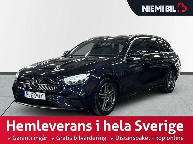 Begagnad Mercedes E220 AMG line 200 HK (147 kW) 2022 Mörkblå Kombi