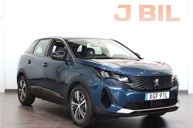Blå Begagnad 2022 Peugeot 3008 Active SUV | 289 900 kr (Lite dyr) - Bild 1/4