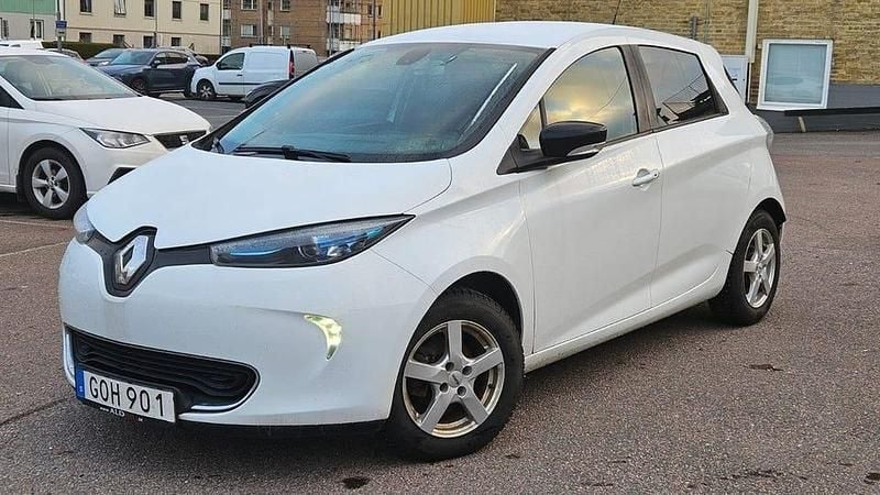 Vit Begagnad 2018 Renault Zoe Halvkombi | 89 900 kr (Marknadspris) - Bild 1/4