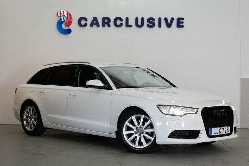 Vit Begagnad 2013 Audi A6 Sport Kombi | 114 900 kr (Marknadspris) - Bild 1/3