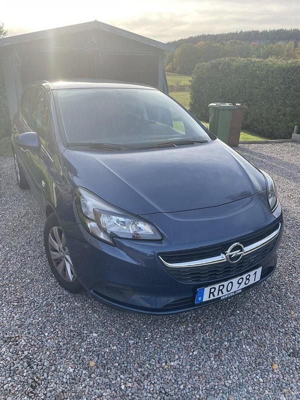 Blå Begagnad 2016 Opel Corsa Enjoy Halvkombi | 95 000 kr (Marknadspris) - Bild 1/4