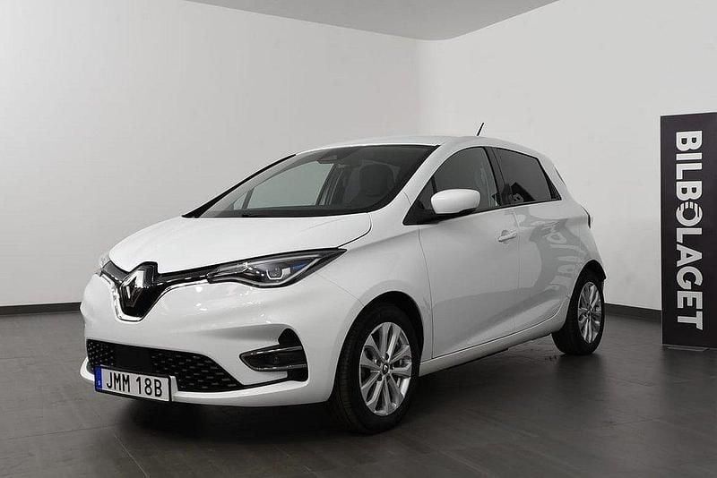 Vit Begagnad 2021 Renault Zoe Zen Halvkombi | 169 800 kr (Dyr) - Bild 1/4
