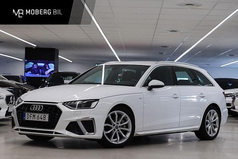 Vit Begagnad 2019 Audi A4 S-Line Kombi | 279 900 kr (Marknadspris) - Bild 1/2