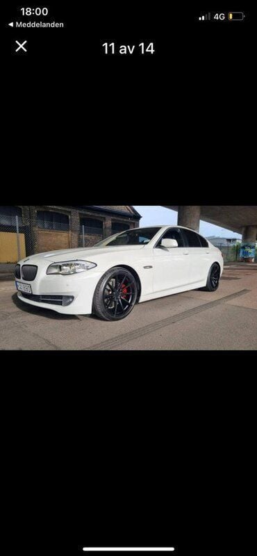 Vit Begagnad 2010 BMW 523 Sedan | 120 000 kr (Bra pris) - Bild 1/1