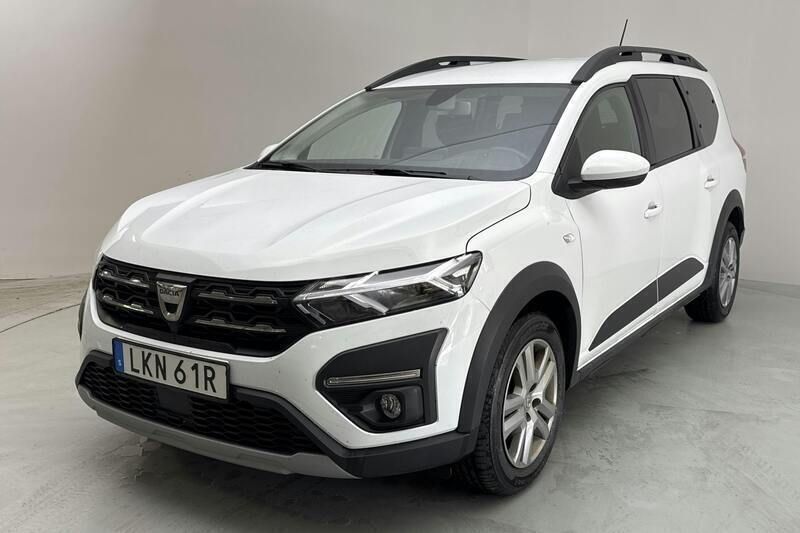 Vit Begagnad 2022 Dacia Jogger | 156 800 kr (Bra pris) - Bild 1/4