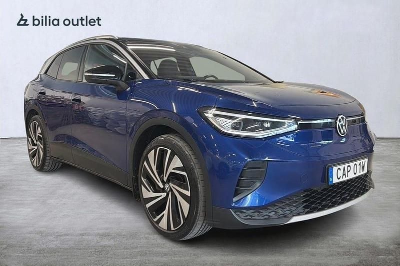 Begagnad VW ID.4 Pro Performance 150 kW (204 HK) 2021 Blå SUV