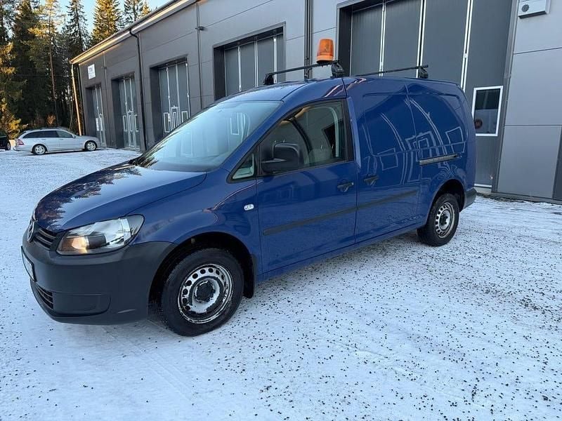 Blå Begagnad 2012 VW Caddy Maxi Minibuss | 99 900 kr (Marknadspris) - Bild 1/4