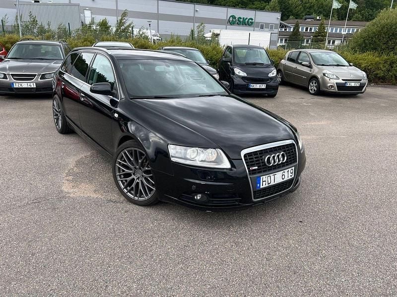 Svart Begagnad 2008 Audi A6 Proline Kombi | 49 900 kr (Marknadspris) - Bild 1/4