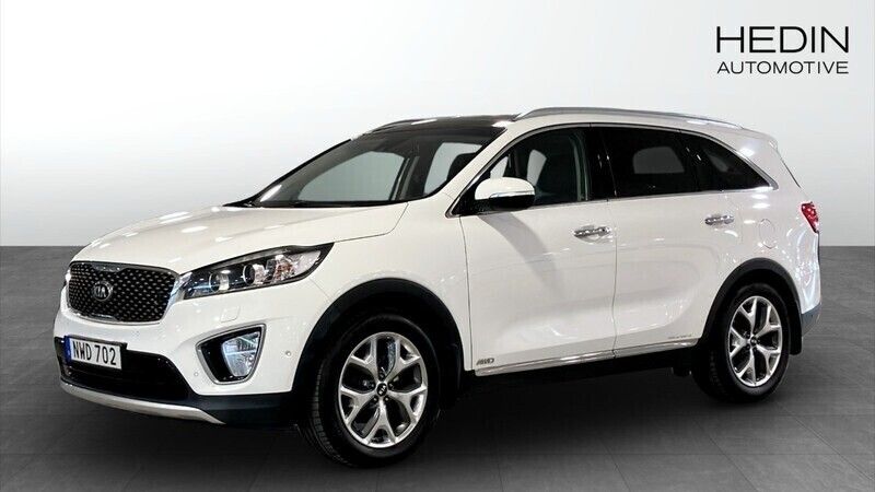 Vit (white) Begagnad 2016 Kia Sorento SUV | 219 900 kr (Bra pris) - Bild 1/4