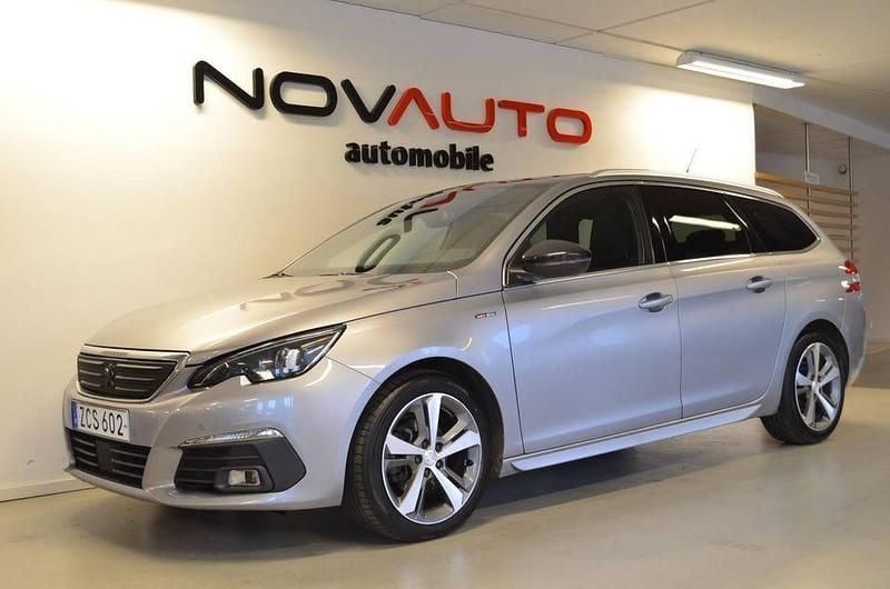 Begagnad Peugeot 308 GT-line 131 HK (96 kW) 2017 Grå artense metallic Kombi
