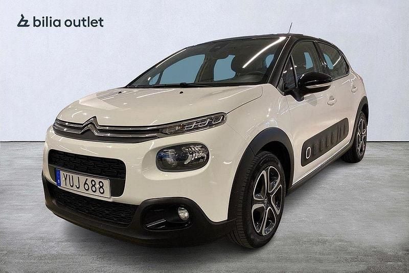 Vit Begagnad 2018 Citroën C3 Halvkombi | 94 900 kr (Marknadspris) - Bild 1/4