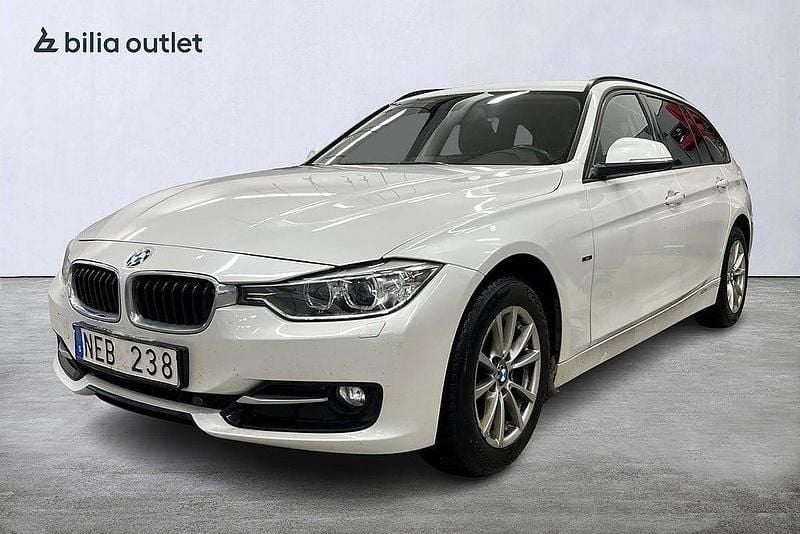 Begagnad BMW 320 184 HK (135 kW) 2012 Vit Kombi